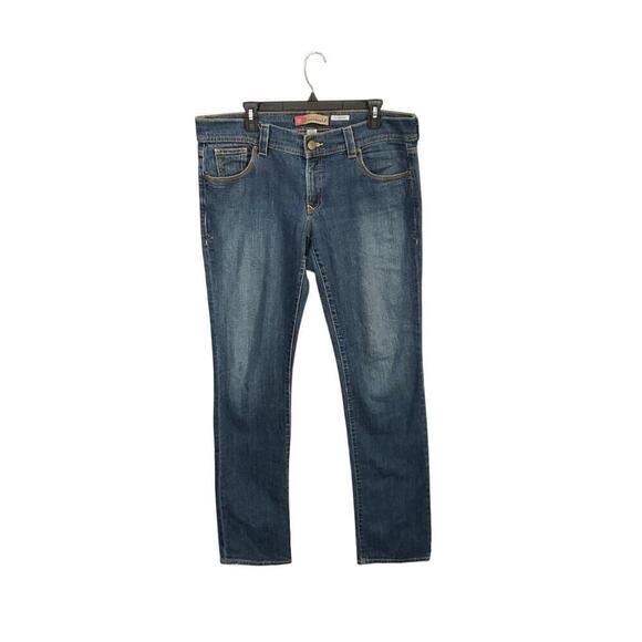 Old Navy Denim - 2000s Ultra Low Rise Skinny Blue Jeans Old Navy Size 14 Long Large Y2K Stretch